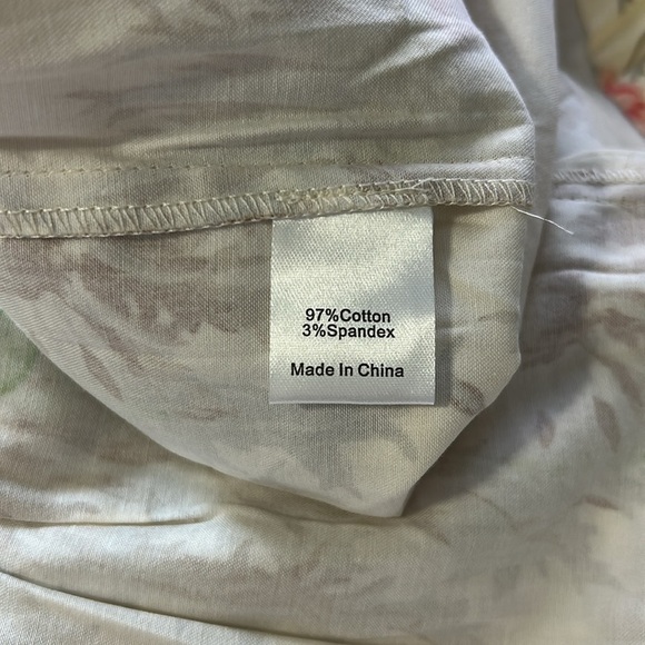 Tuckernuck Crawford Mini Dress Sun Faded Floral V neck Flutter Sleeve XL NEW - Picture 11 of 15